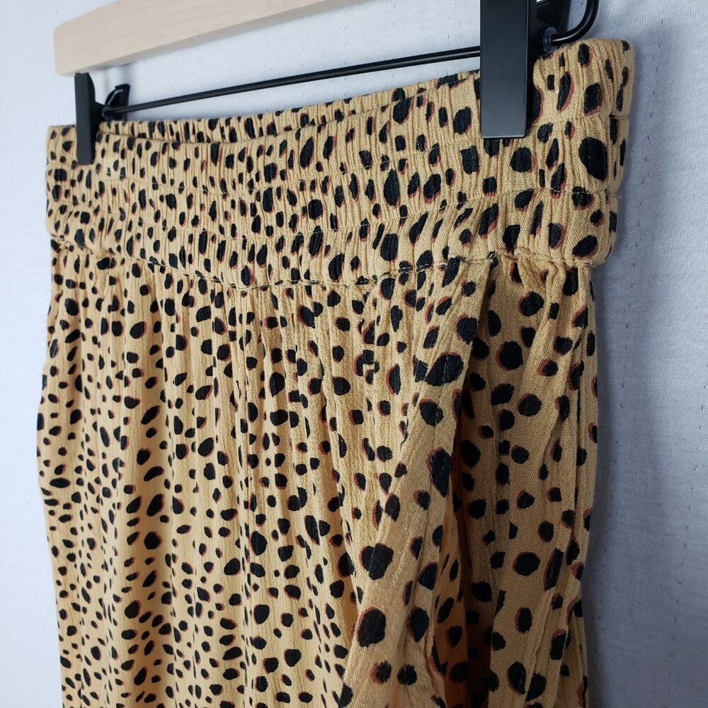 Billabong For Shore Wide Leg Pants Animal Print Casual Trousers size M Relaxed - Picture 7 of 10